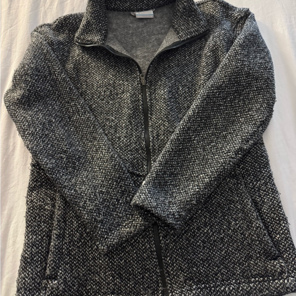 Columbia Black and Gray Textured Jacket